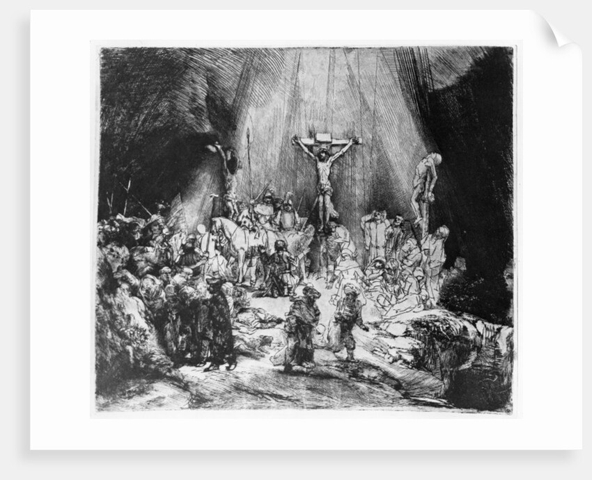 The Three Crosses by Rembrandt Harmensz. van Rijn