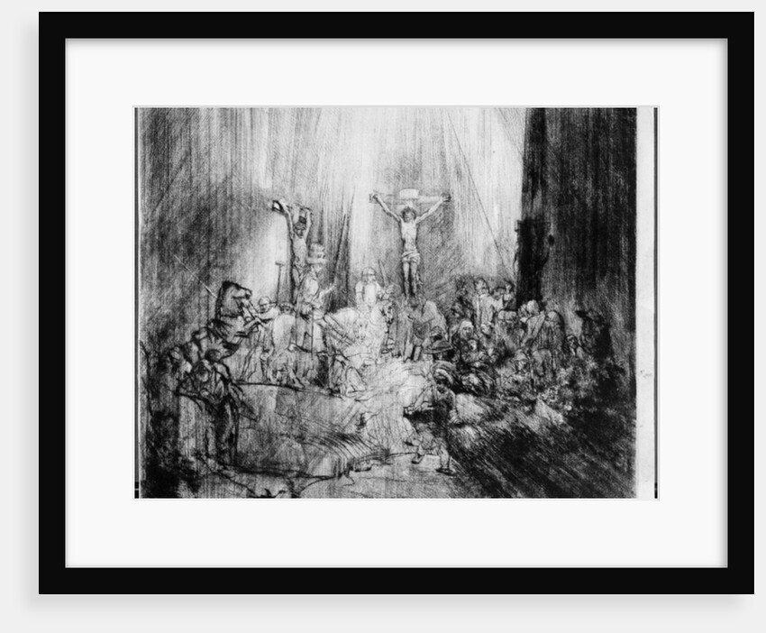 The Three Crosses by Rembrandt Harmensz. van Rijn