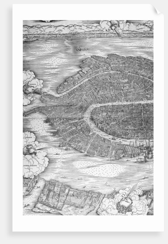 Grande Pianta Prospettica - Venice, c.1500 by Jacopo de' Barbari