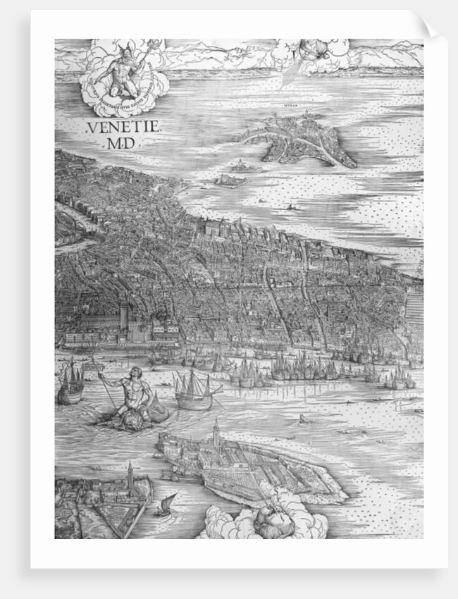 Grande Pianta Prospettica - Venice, c.1500 by Jacopo de' Barbari