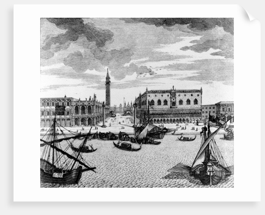 View of St. Mark's Square from the Lagoon, Venice by Francesco Zucchi