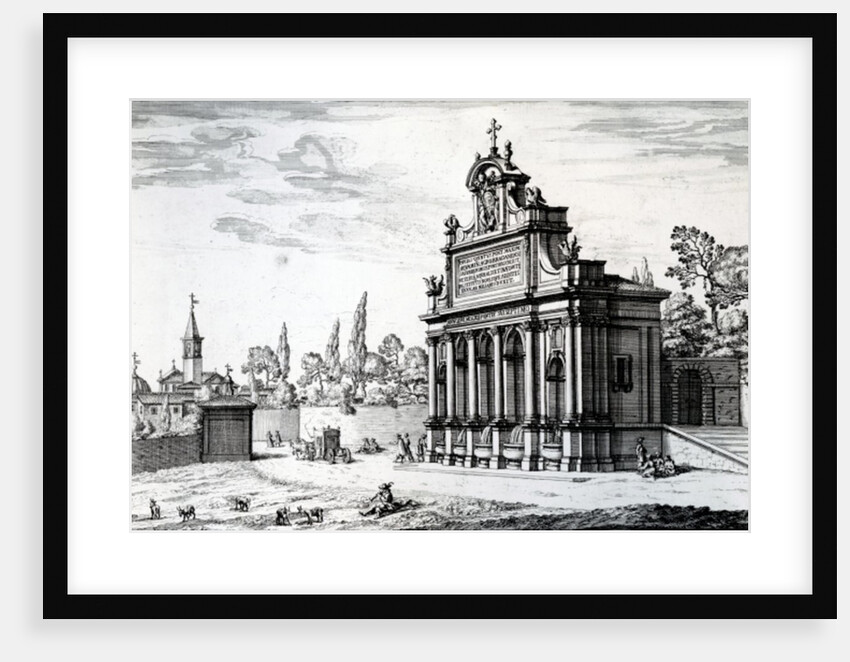 Fontana dell'Acqua Paola by Giovanni Battista Falda