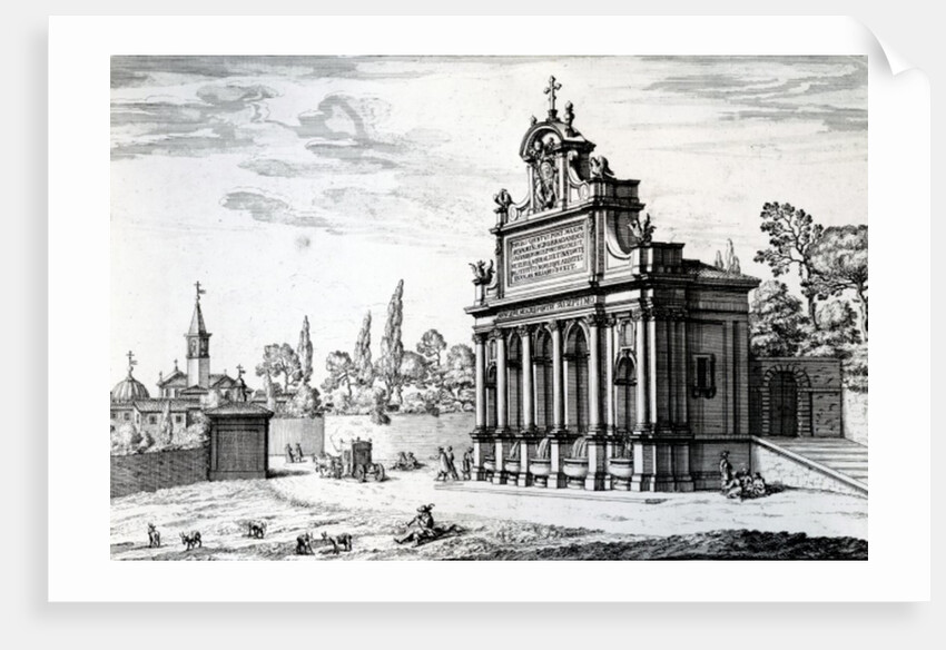 Fontana dell'Acqua Paola by Giovanni Battista Falda