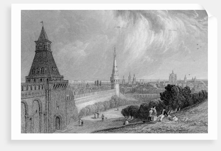 Moscow from the Esplanade of the Kremlin by Alfred Gomersal (after) Vickers