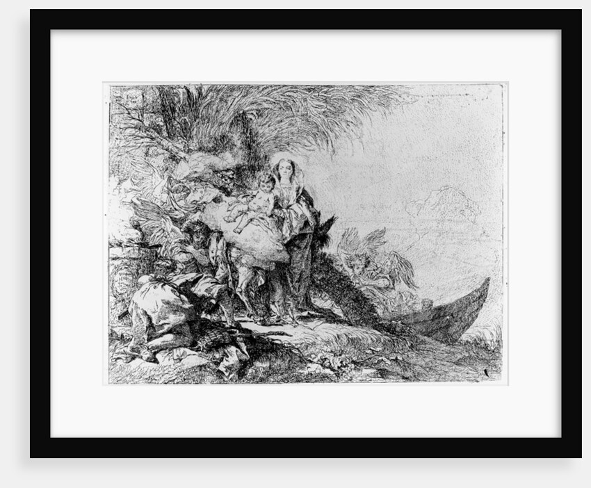 The Flight into Egypt, c.1750 by Giandomenico Tiepolo