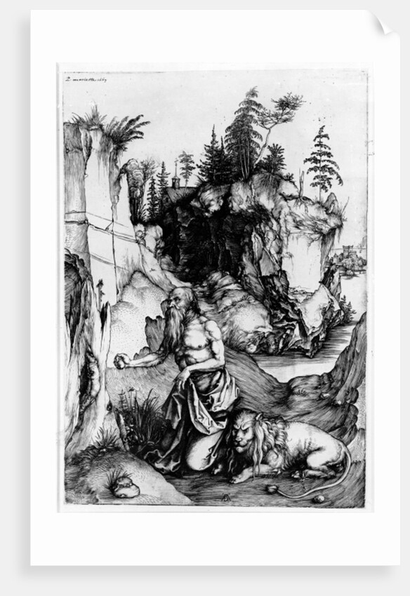 St. Jerome in the Wilderness, c.1496 by Albrecht Dürer or Duerer