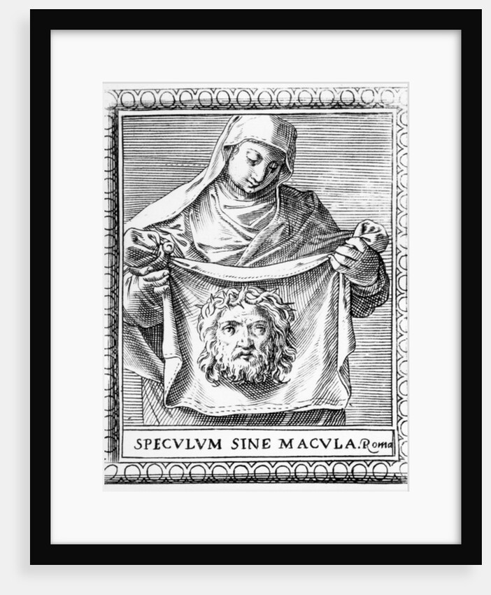 Veronica holding the Sudarium, 1581 by Agostino Carracci
