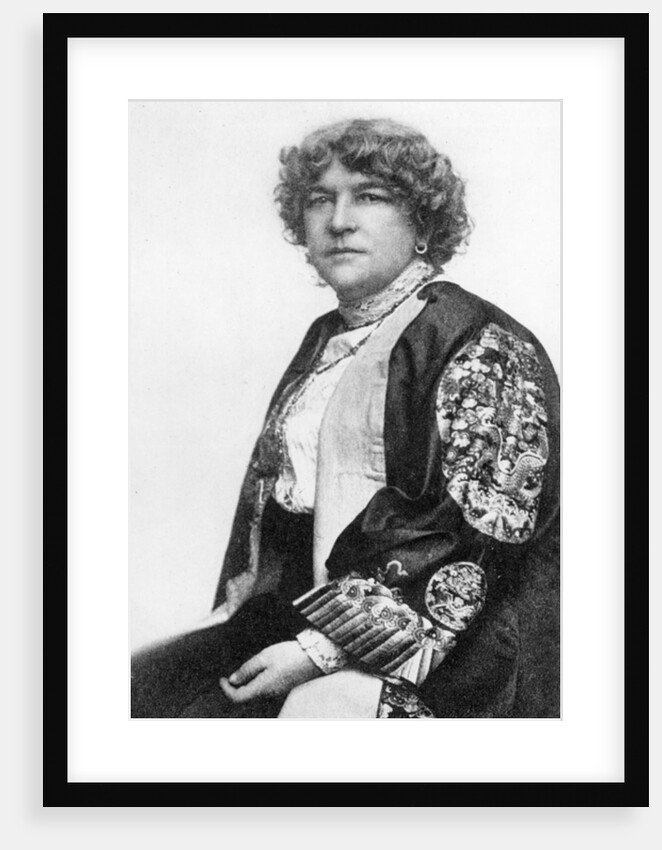 Fanny Stevenson, wife of Robert Louis Stevenson by English Photographer