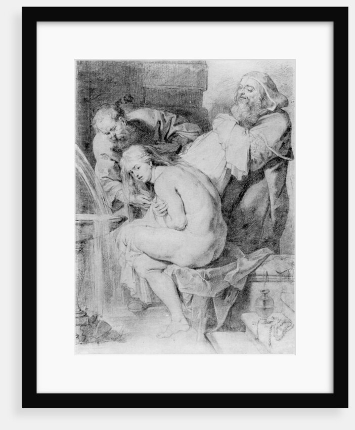 Susanna and the Elders, drawn by Lucas Vorsterman, c.1620 by Peter Paul (after) Rubens