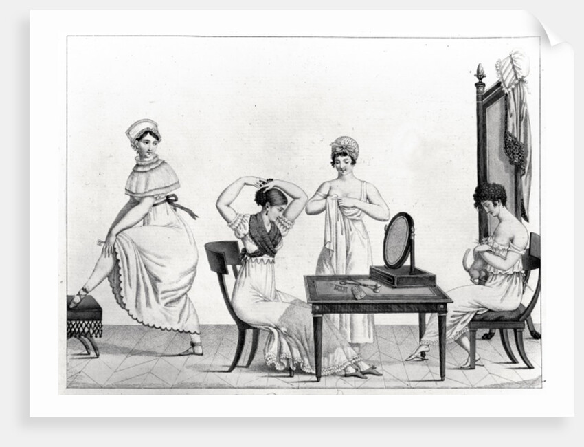 he Grisettes Ris by French School