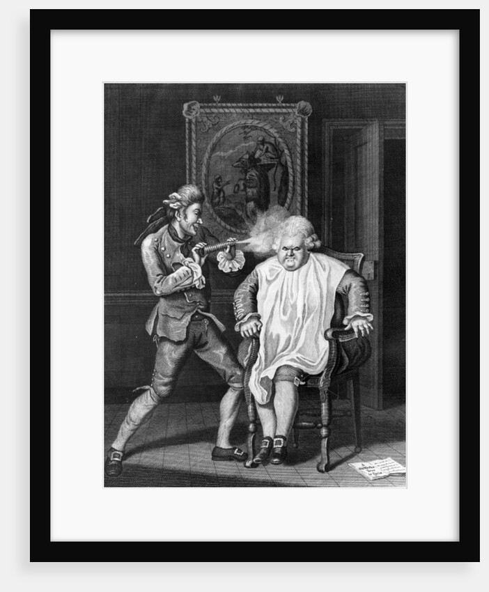 The Englishman in Paris, lithograph by James Caldwell, 1770 by John Collet