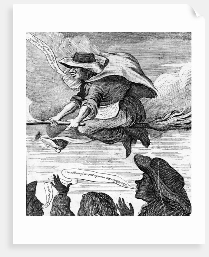 E. Canning vindicated, or Gypsies Flight to Enfield Wash, 1753 by English School