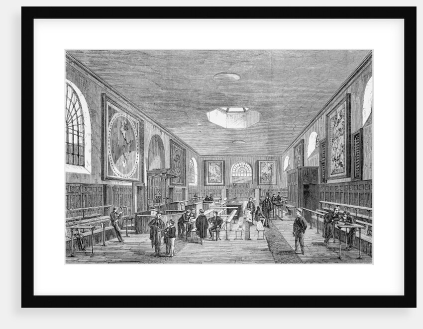 A Charterhouse Schoolroom by English School