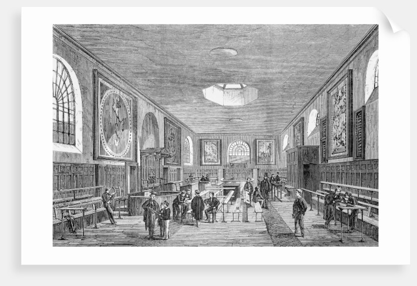 A Charterhouse Schoolroom by English School