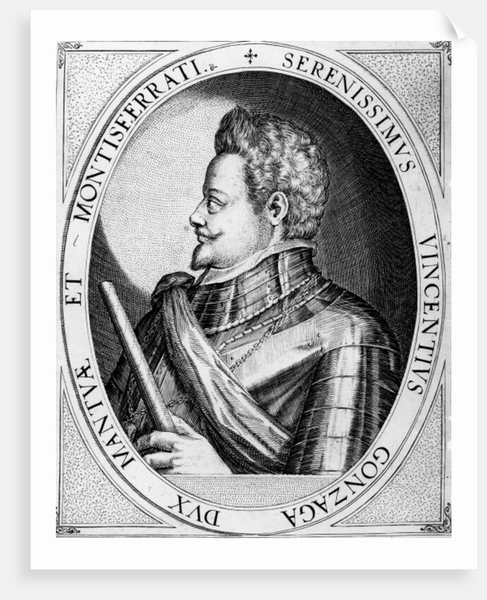 Vincenzo Gonzaga, Duke of Mantua, 1597 by Dominicus or Custodis Custos