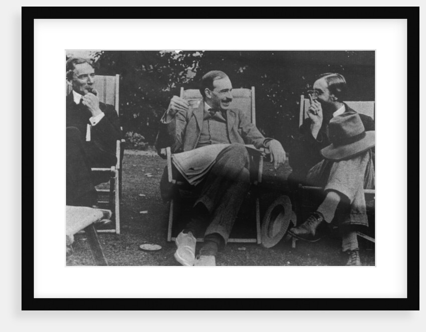 Bertrand Russell, J. M. Keynes and Lytton Strachey, c.1917 by English Photographer