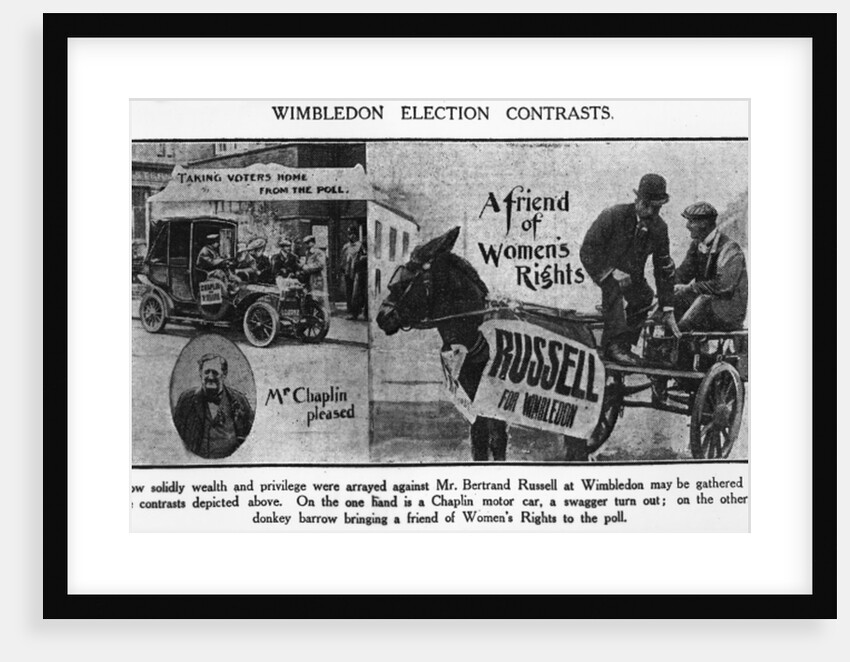 Wimbledon election contrasts, 1907 by English Photographer