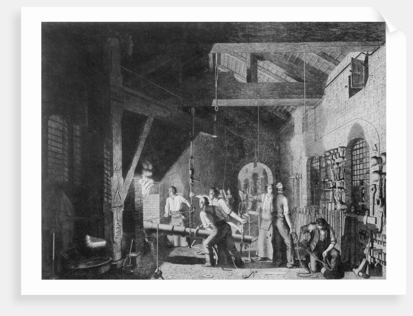 The Forge, 1859 by James Sharples