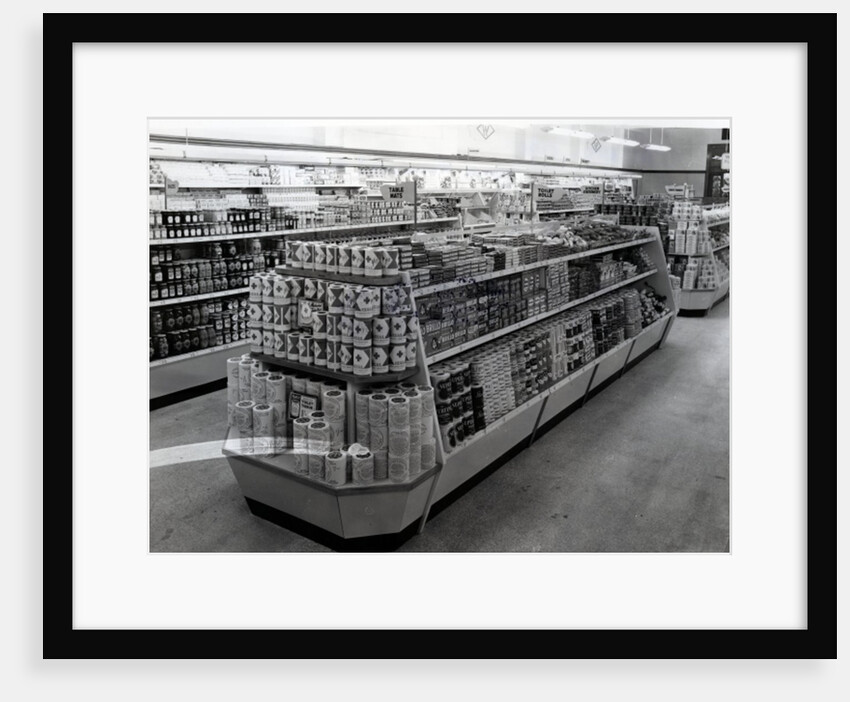 Interior of a Woolworths store, 1956 by English Photographer