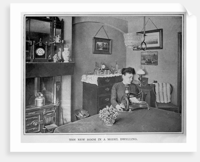 The New Room in a Model House by English Photographer
