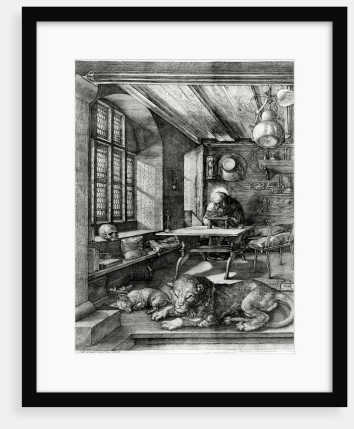 St. Jerome in his Study, 1514 by Albrecht Dürer or Duerer