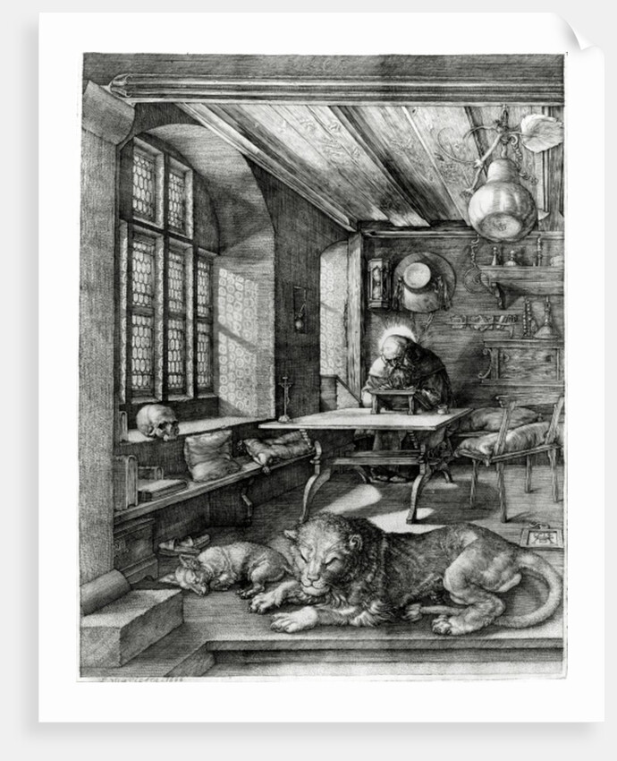 St. Jerome in his Study, 1514 by Albrecht Dürer or Duerer