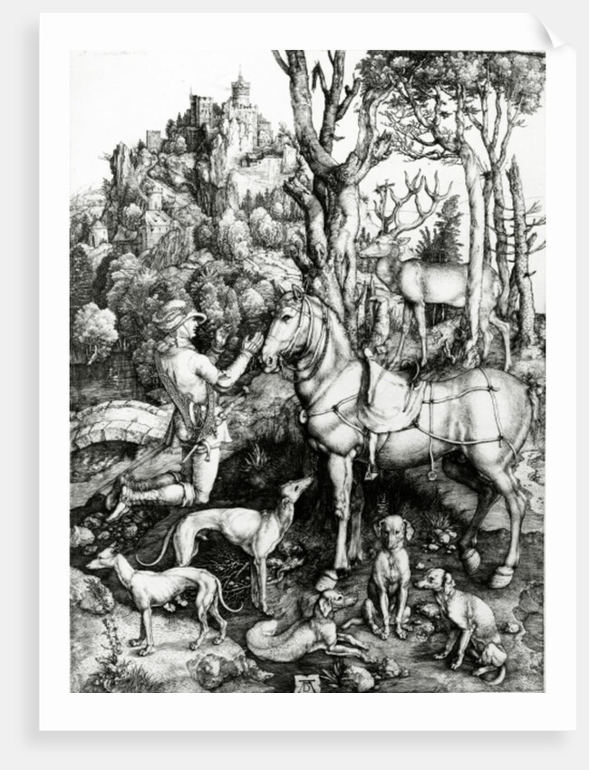St. Eustace, 1501 by Albrecht Dürer or Duerer