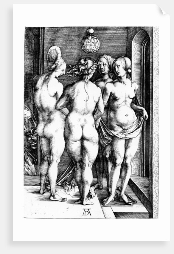 The Four Witches, 1497 by Albrecht Dürer or Duerer
