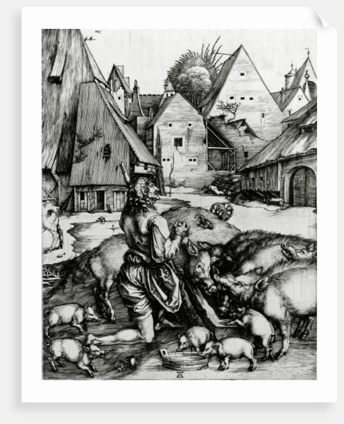 The Prodigal Son, 1496 by Albrecht Dürer or Duerer