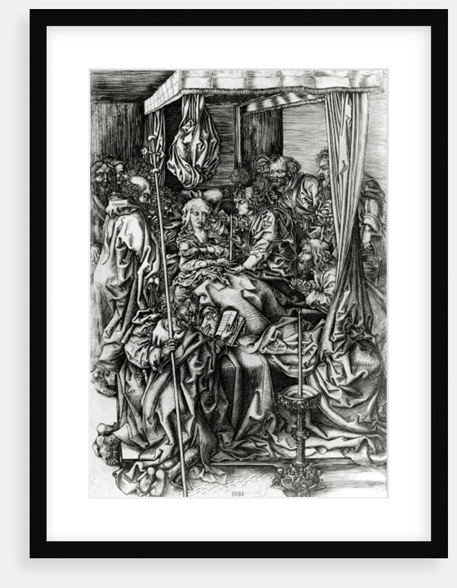 The Death of the Virgin by Martin Schongauer