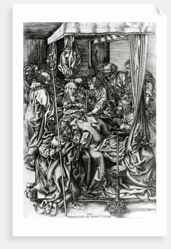 The Death of the Virgin by Martin Schongauer