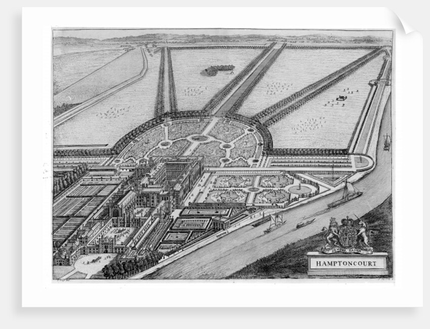 Hampton Court Palace, c.1714-16 by John Bowles