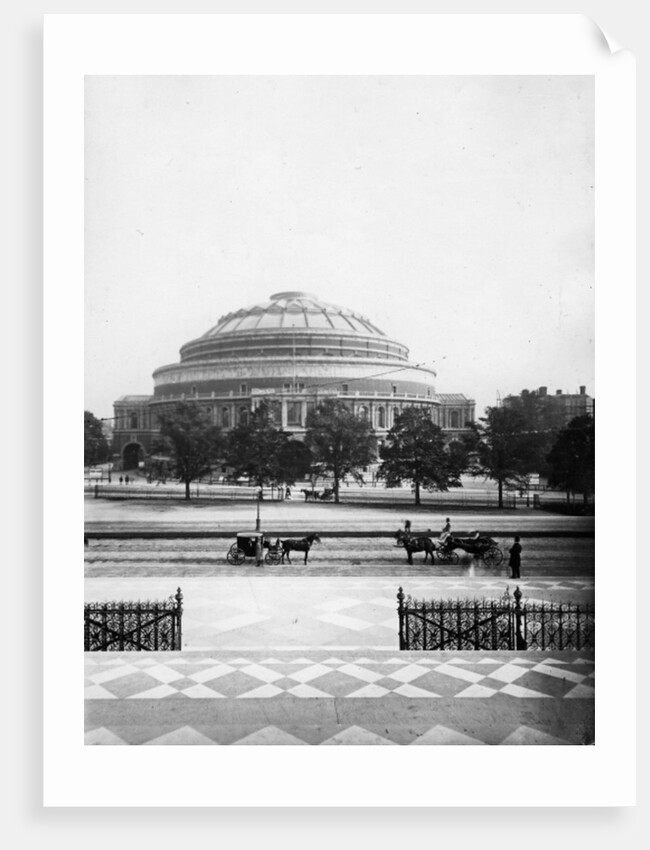The Royal Albert Hall, London, c.1880's by English Photographer