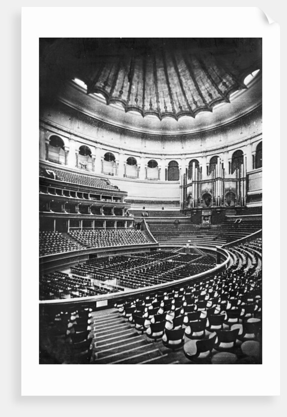 The Royal Albert Hall, London, c.1880's by English Photographer