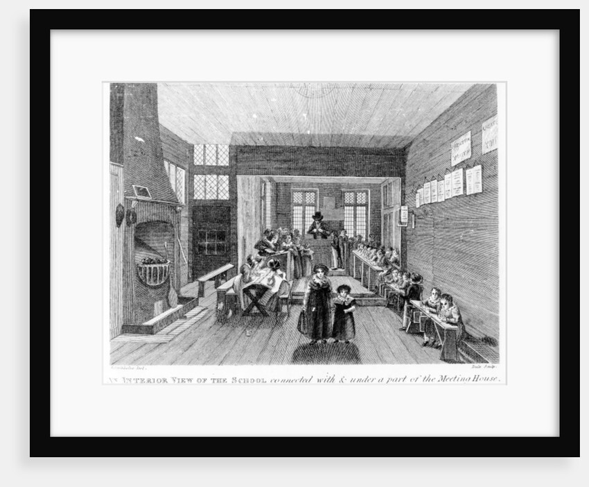 An Interior View of the School published by R. Wilkinson of 125 Fenchurch St., London, 1822 by English School