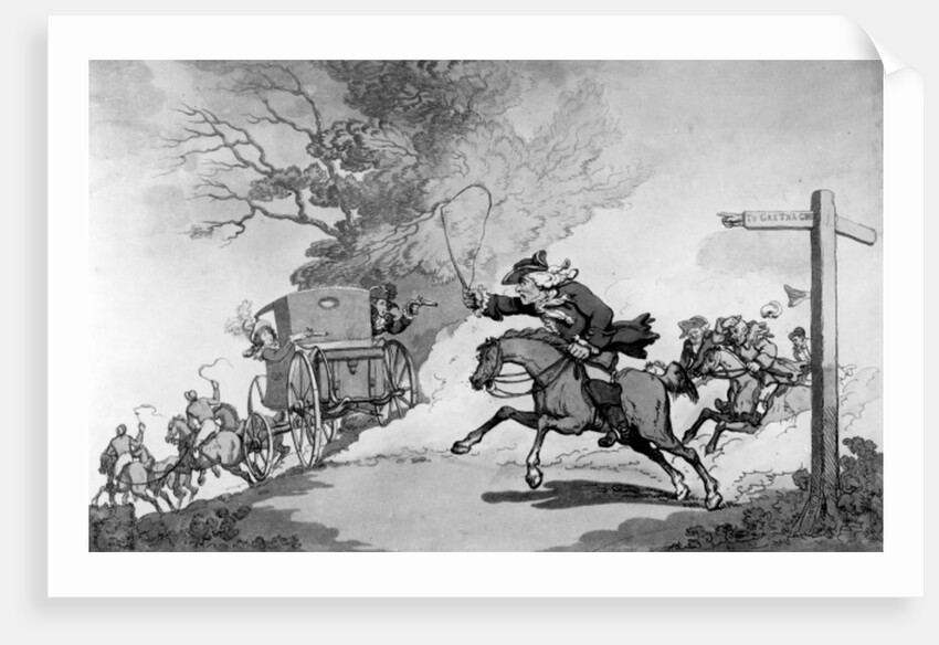 Fillial Affection, or A Trip to Gretna Green, 1780s by Thomas Rowlandson