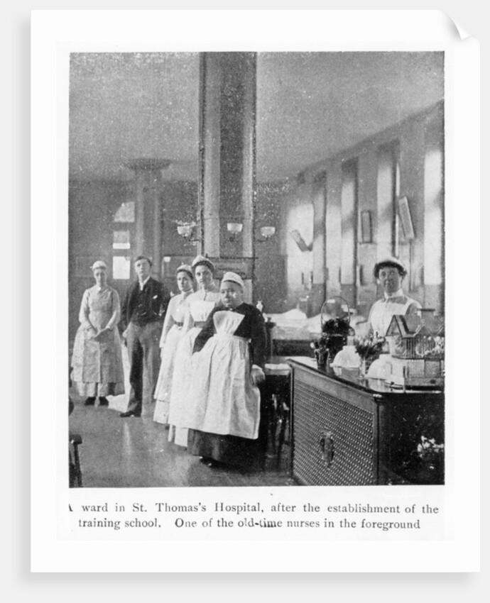 St Thomas's Hospital, post 1860 by English Photographer