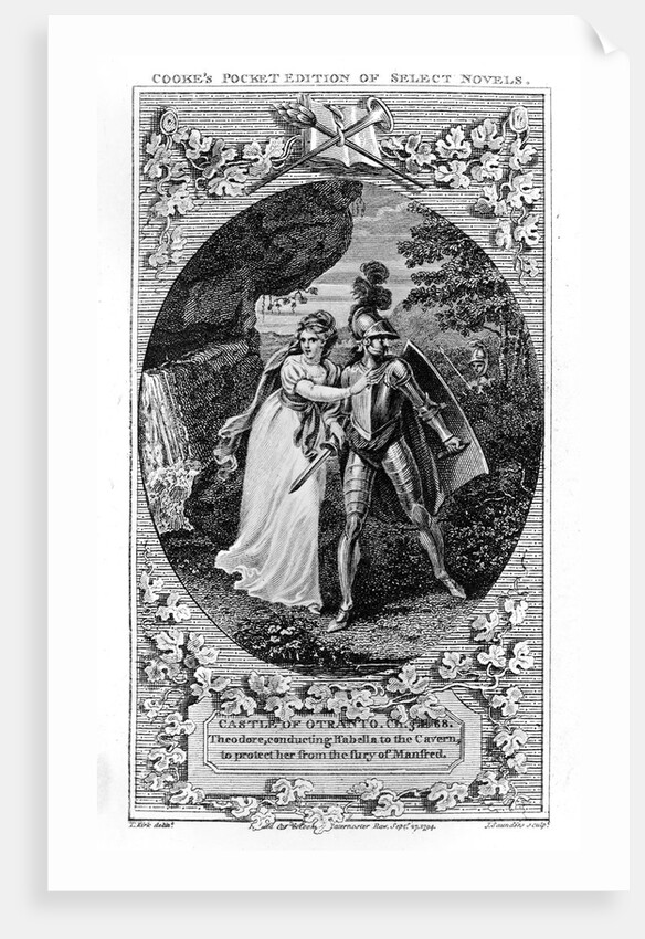 Illustration from 'The Castle of Otranto', by Horace Walpole, 1765 by English School