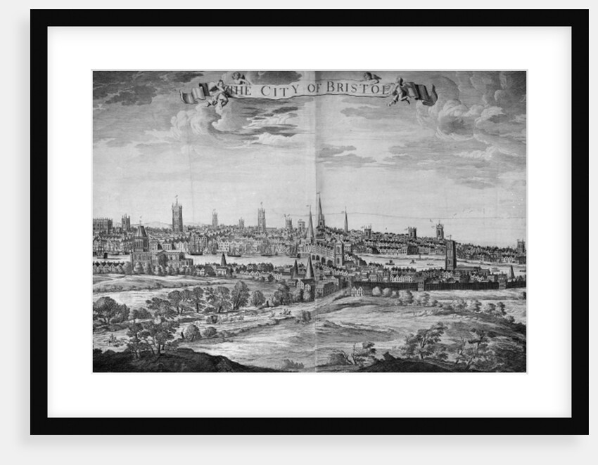 The City of Bristol, 1717 by Johannes Kip
