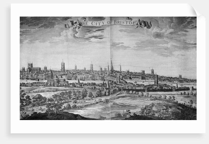 The City of Bristol, 1717 by Johannes Kip