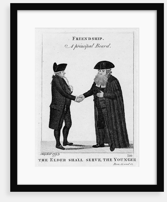 Friendship - A Principal Beard 1793 by John Kay