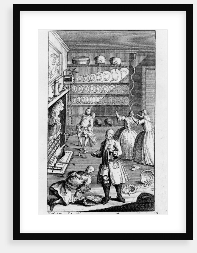 Illustration from 'The History of the Adventures of Joseph Andrews and of his friend Mr Abraham Adams' by Henry Fielding by English School