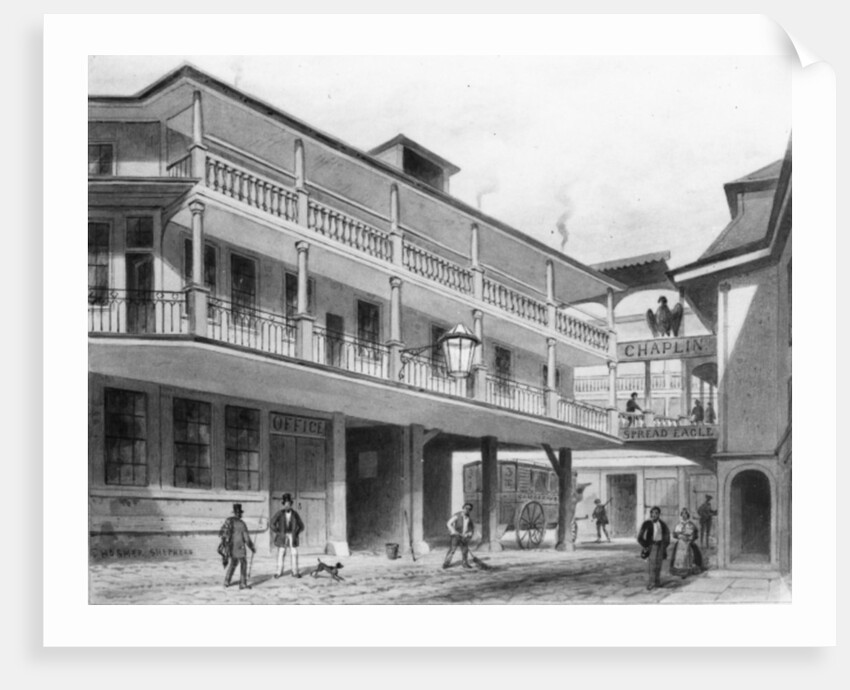 The Spread Eagle Gracechurch Street by Thomas Hosmer Shepherd