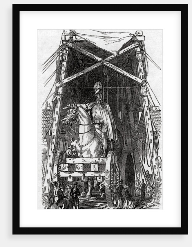 The Statue at Mr. Wyatt's Foundry, published in 'The Illustrated London News', 3rd October 1846 by Ebenezer Landells
