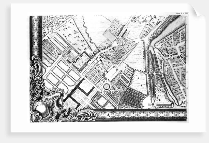 A Map of Chelsea by John Rocque