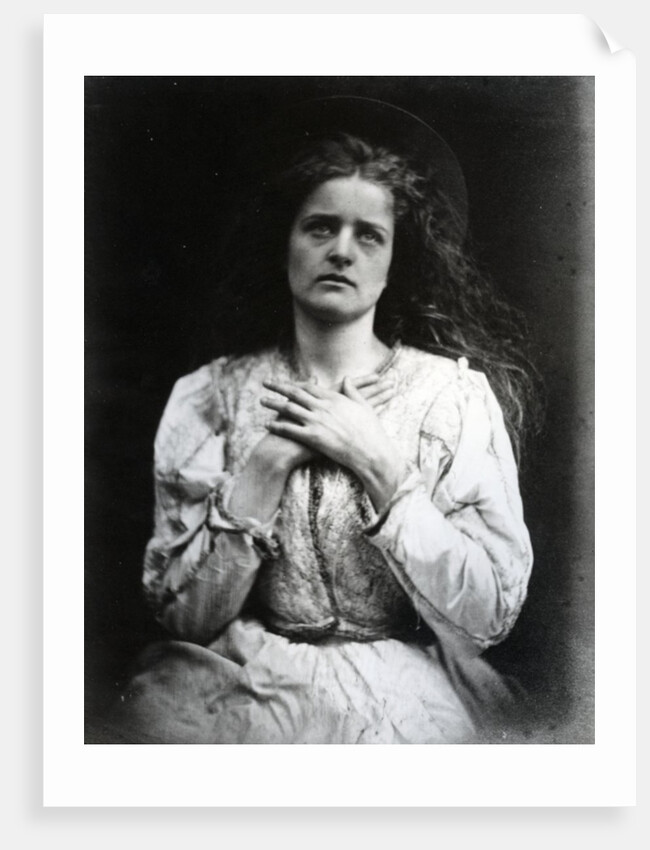 So now I think my time is near, illustration to 'The May Queen' by Alfred, Lord Tennyson, 1875 by Julia Margaret Cameron