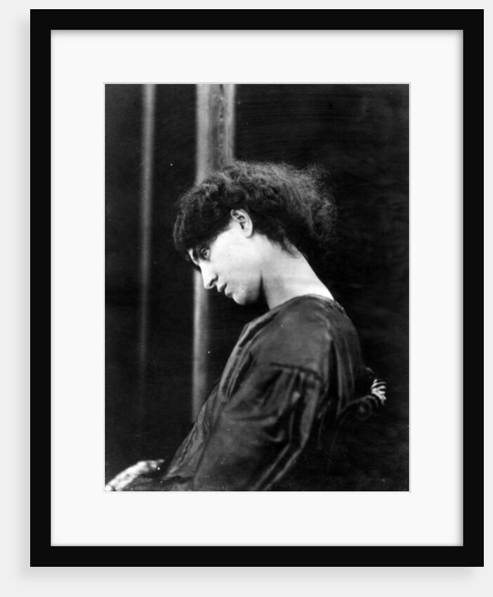 Jane Morris, posed by Dante Gabriel Rossetti, 1865 by John R. Parsons