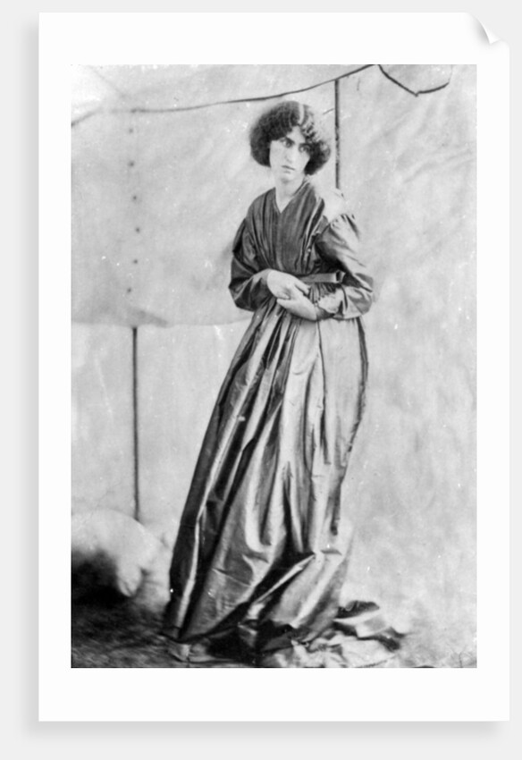 Jane Morris, posed by Dante Gabriel Rossetti, 1865 by John R. Parsons