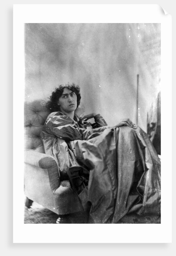 Jane Morris, posed by Dante Gabriel Rossetti, 1865 by John R. Parsons