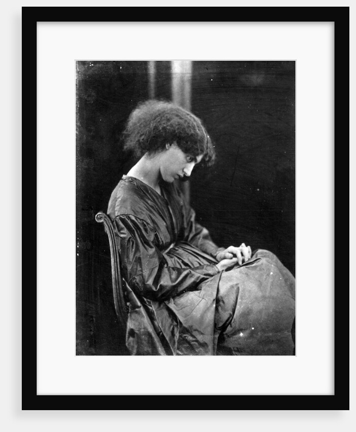Jane Morris, posed by Dante Gabriel Rossetti, 1865 by John R. Parsons